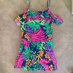 New Lilly romper off the shoulder M